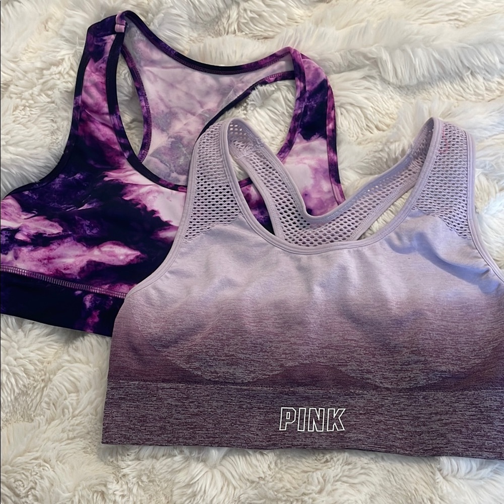 PINK Victoria's Secret Purple Sports Bra Intimates